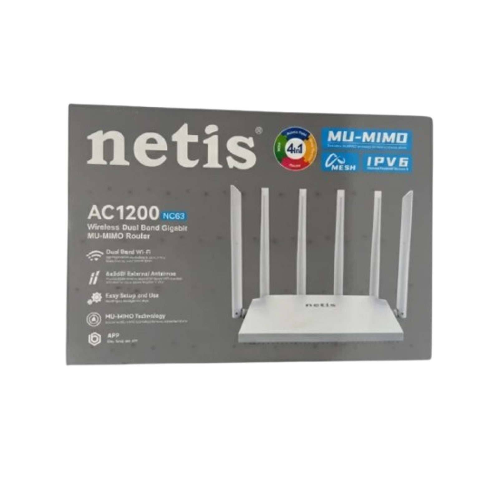 Netis AC1200 NC63 Wireless Dual Band Gigabit MU-MIMO Router