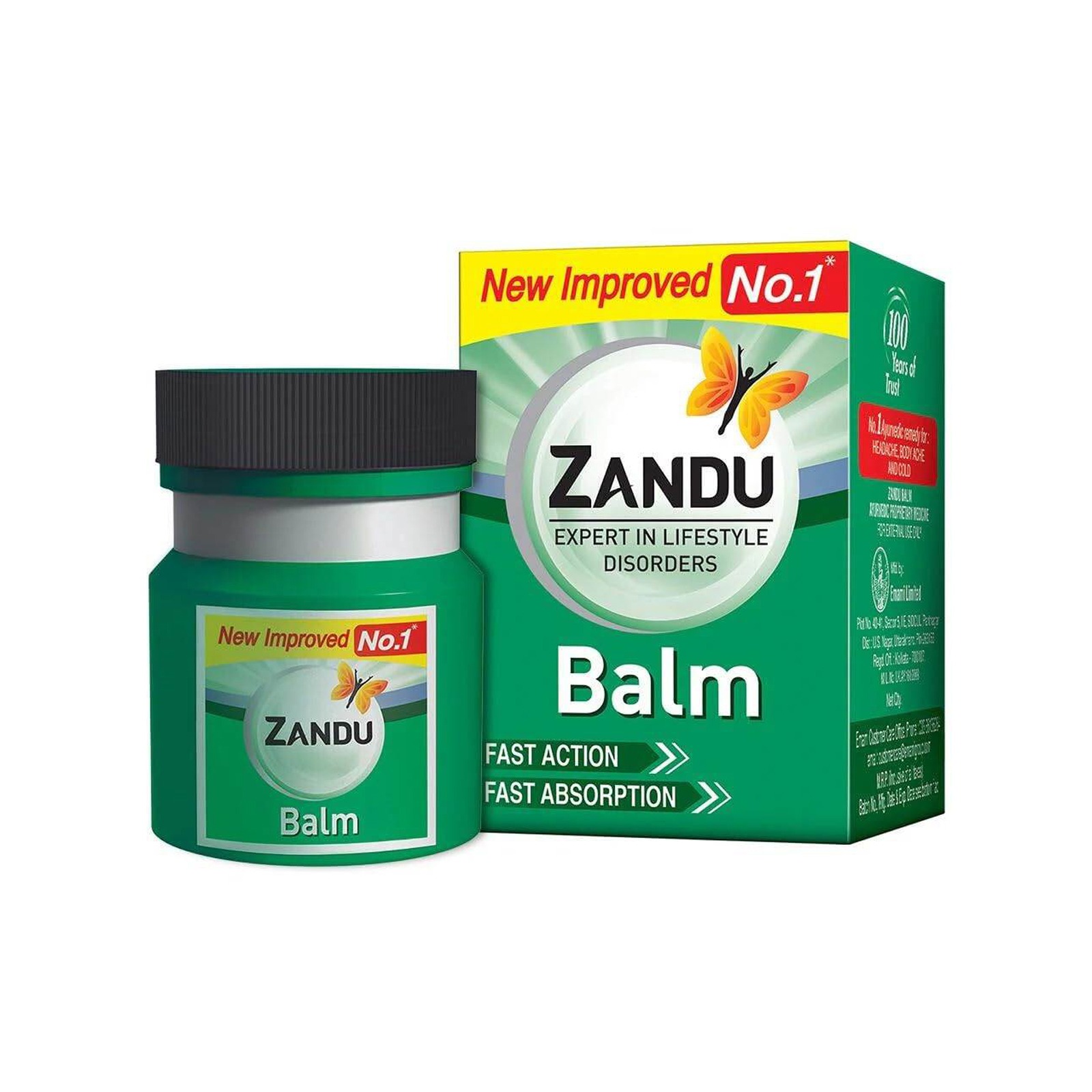 Zandu Balm (New Improved No.1)