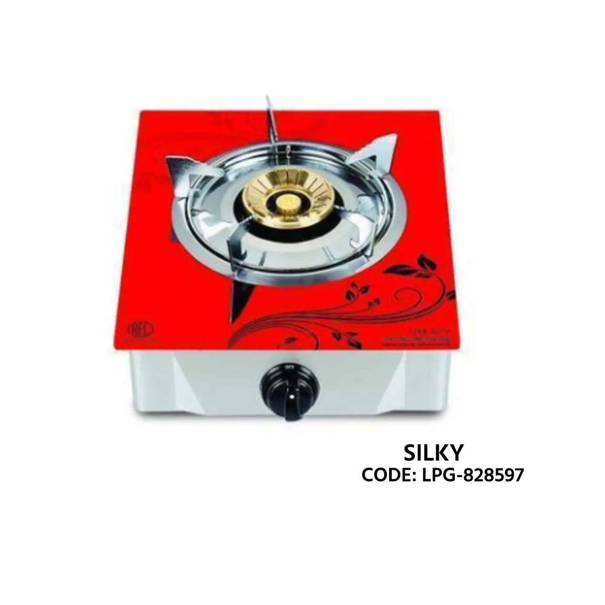 RFL Silky Single Burner Glass Top Gas Stove