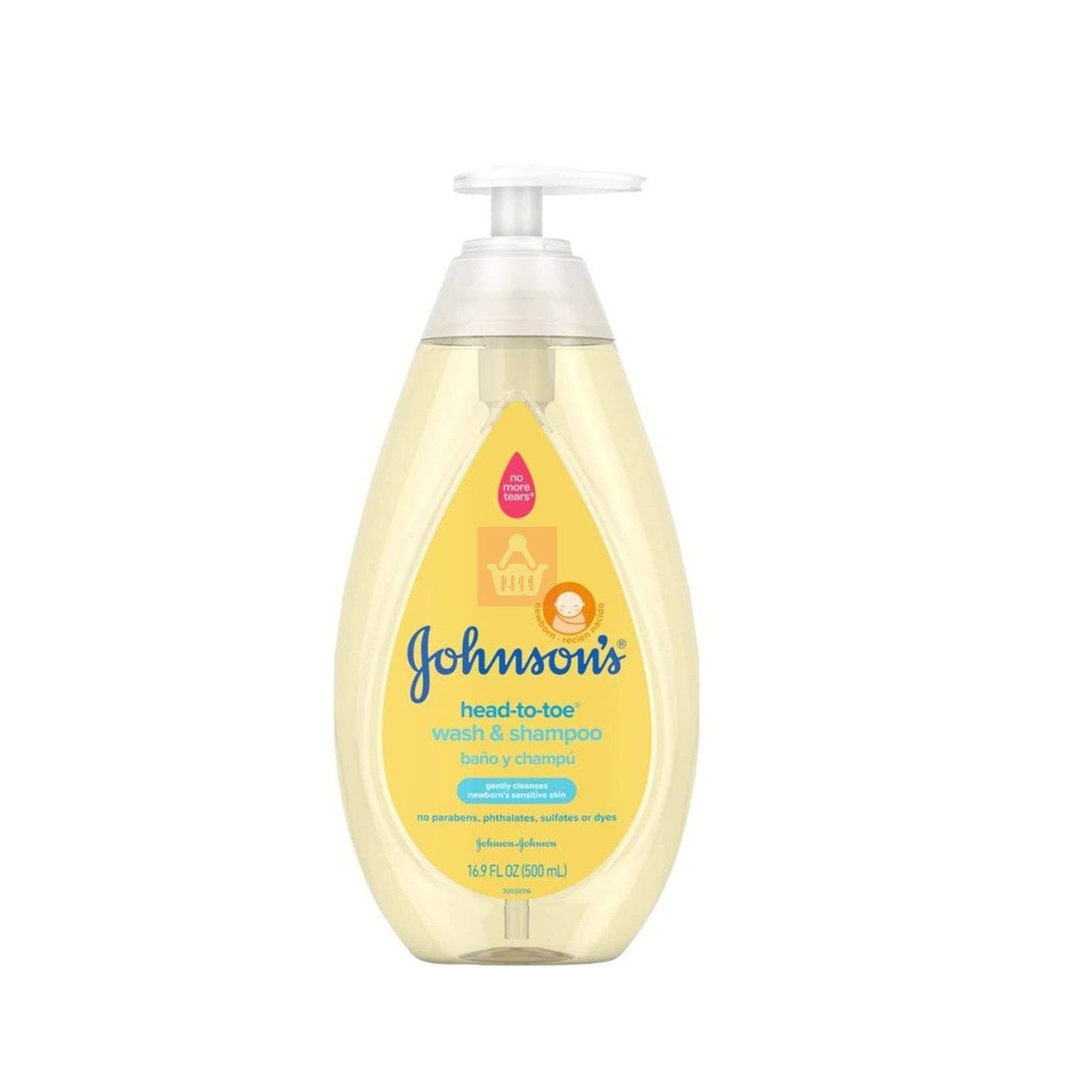 Johnson's Head-to-Toe Wash & Shampoo (500 ml)