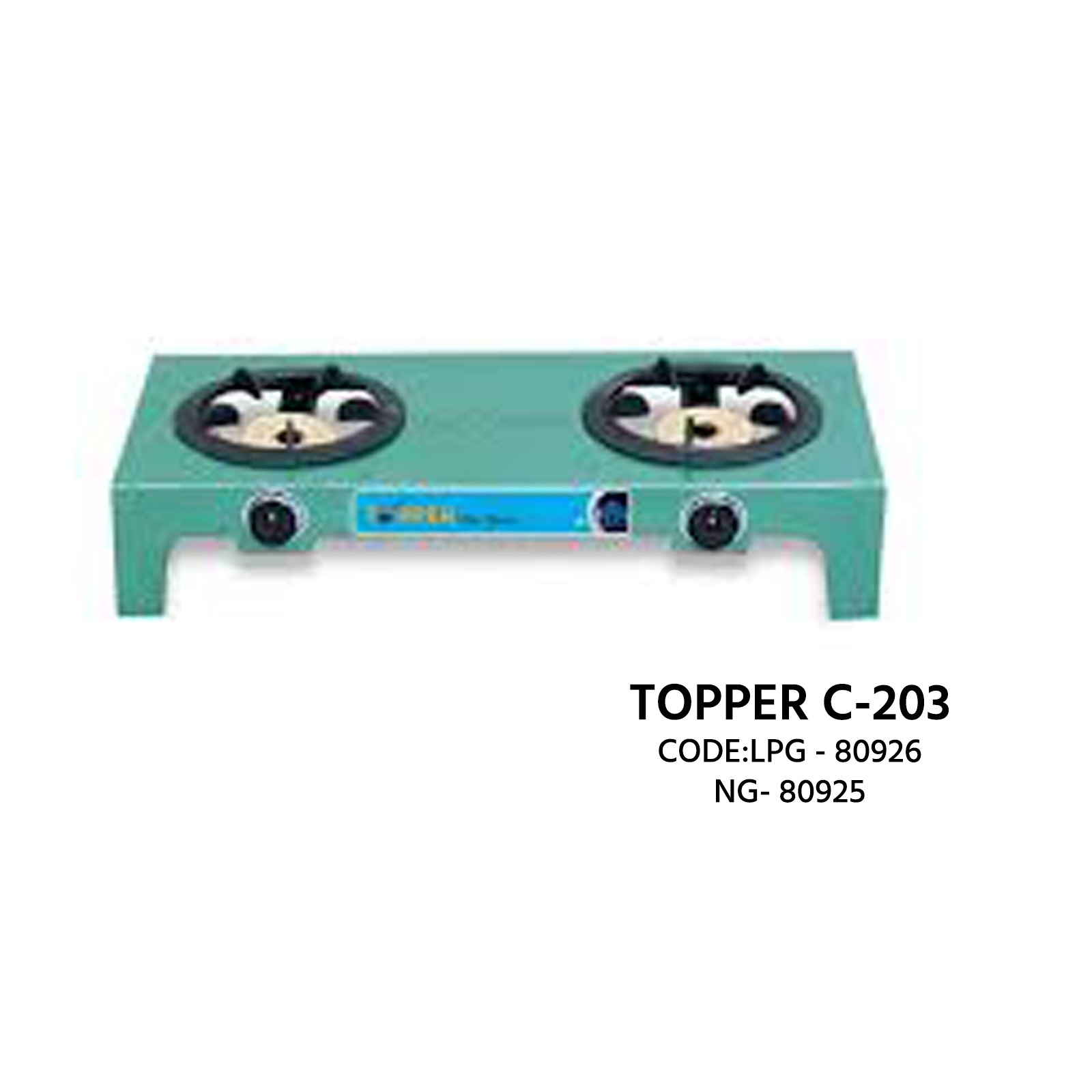 Topper C-203 Double Burner Gas Stove
