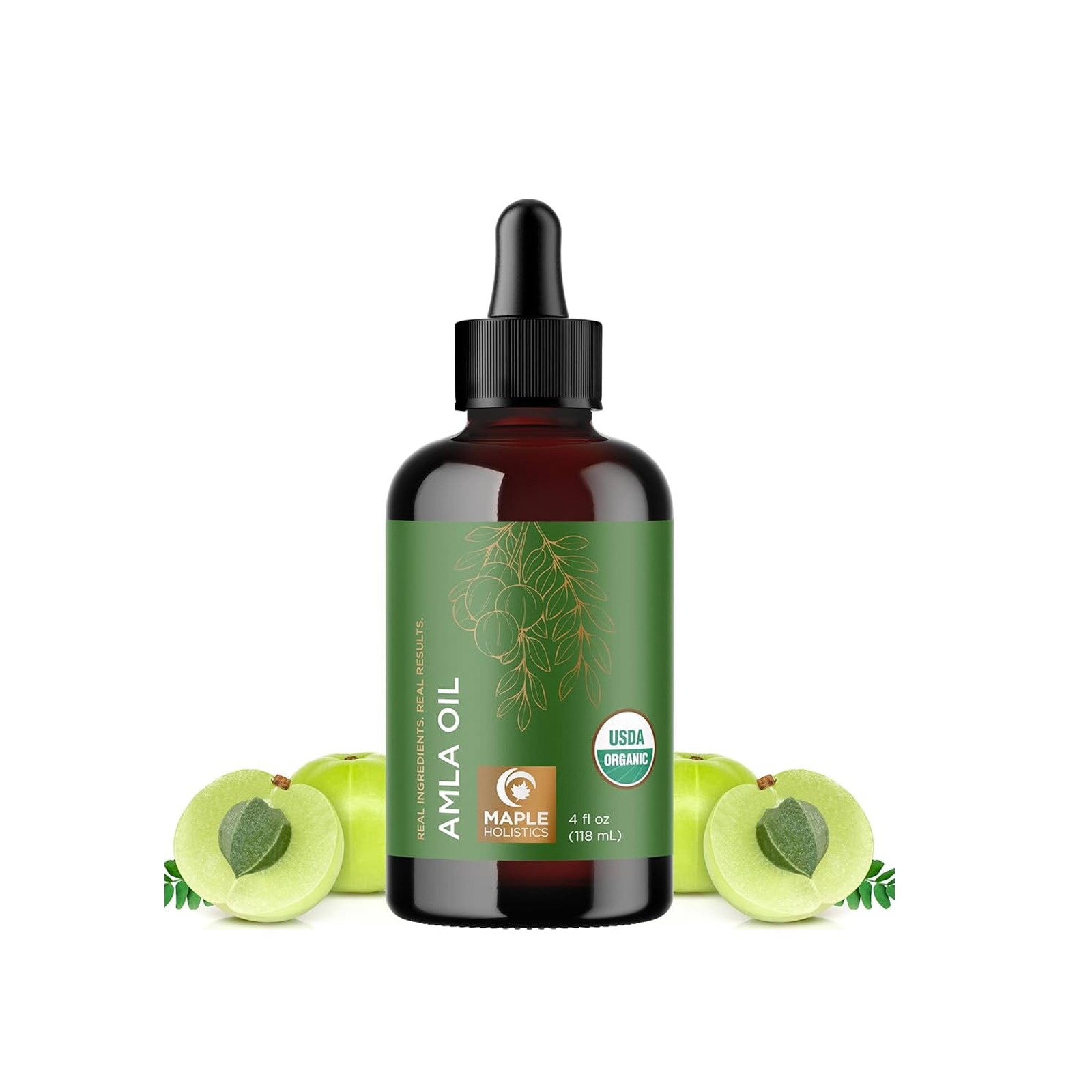 Maple Holistics USDA Organic Amla Oil - 4 fl oz (118 mL)