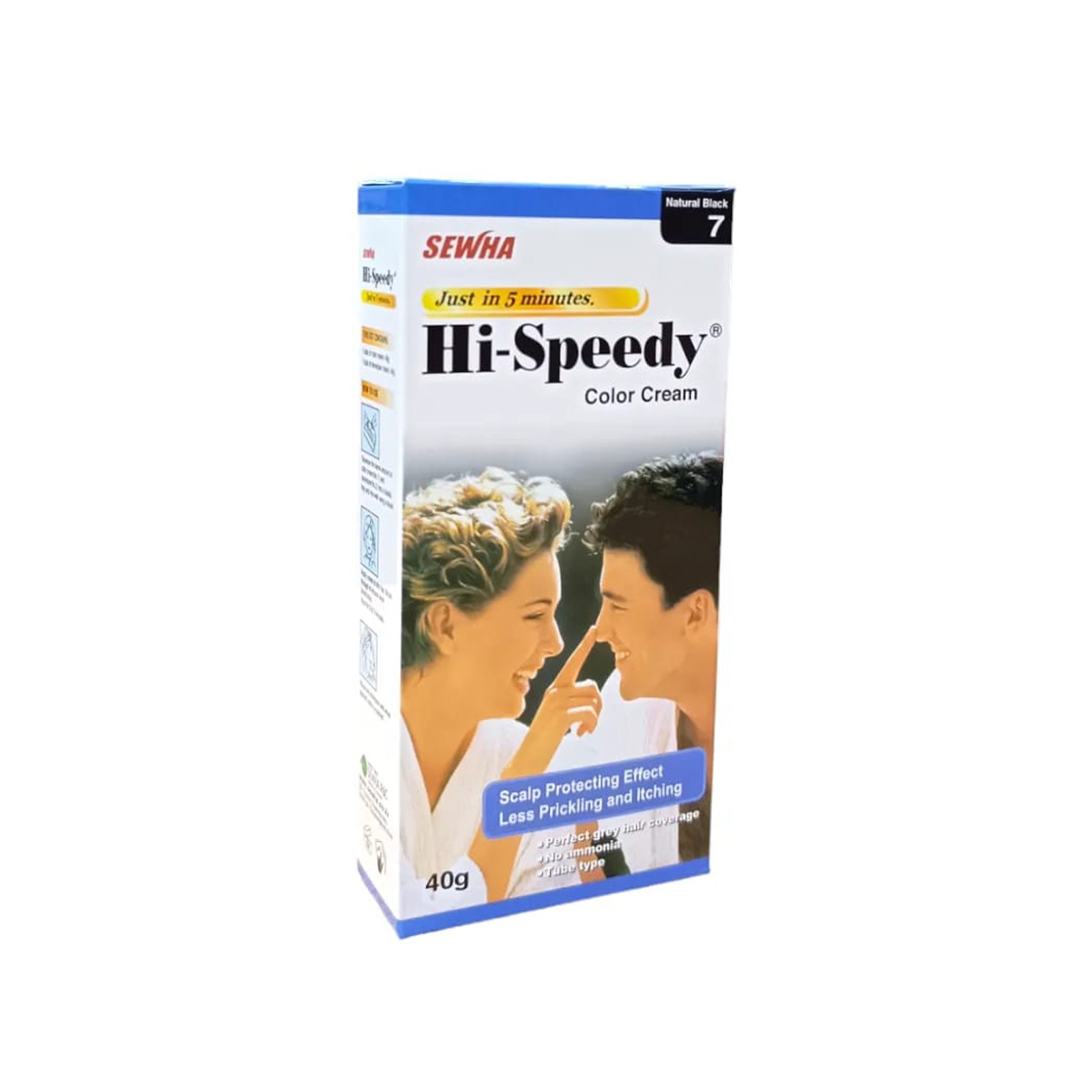 Sewha Hi-Speedy Color Cream - Natural Black 7 (40g)