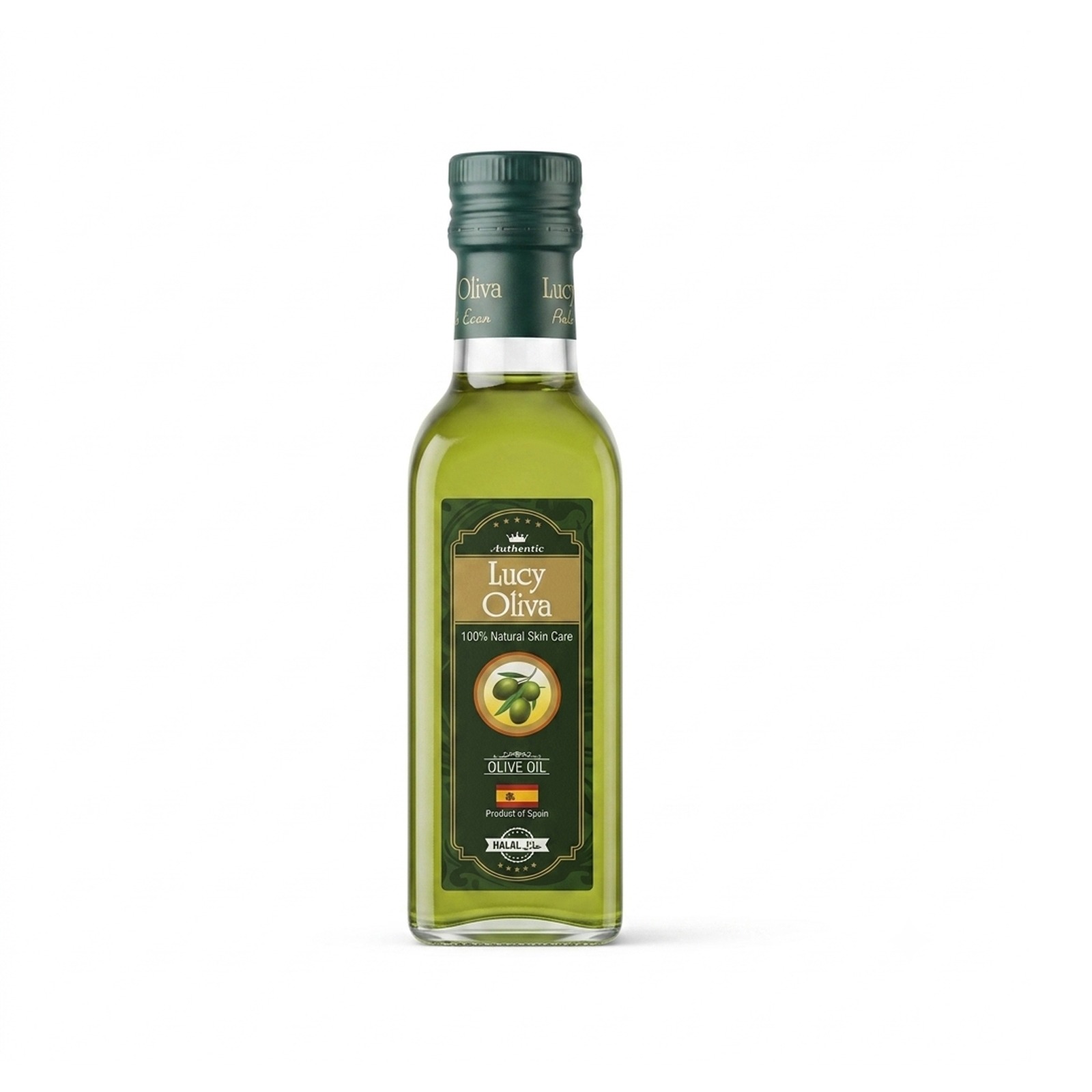 Lucy Oliva 100% Natural Skin Care Olive Oil - Product of Spain (Halal)