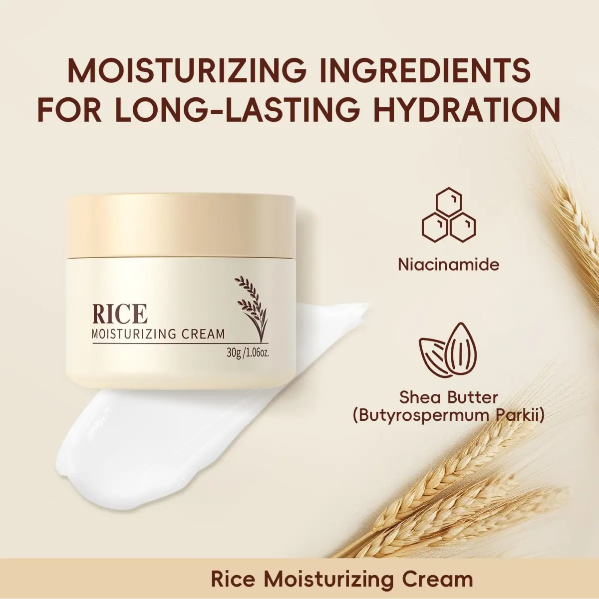 Rice Moisturizing Cream - 30g