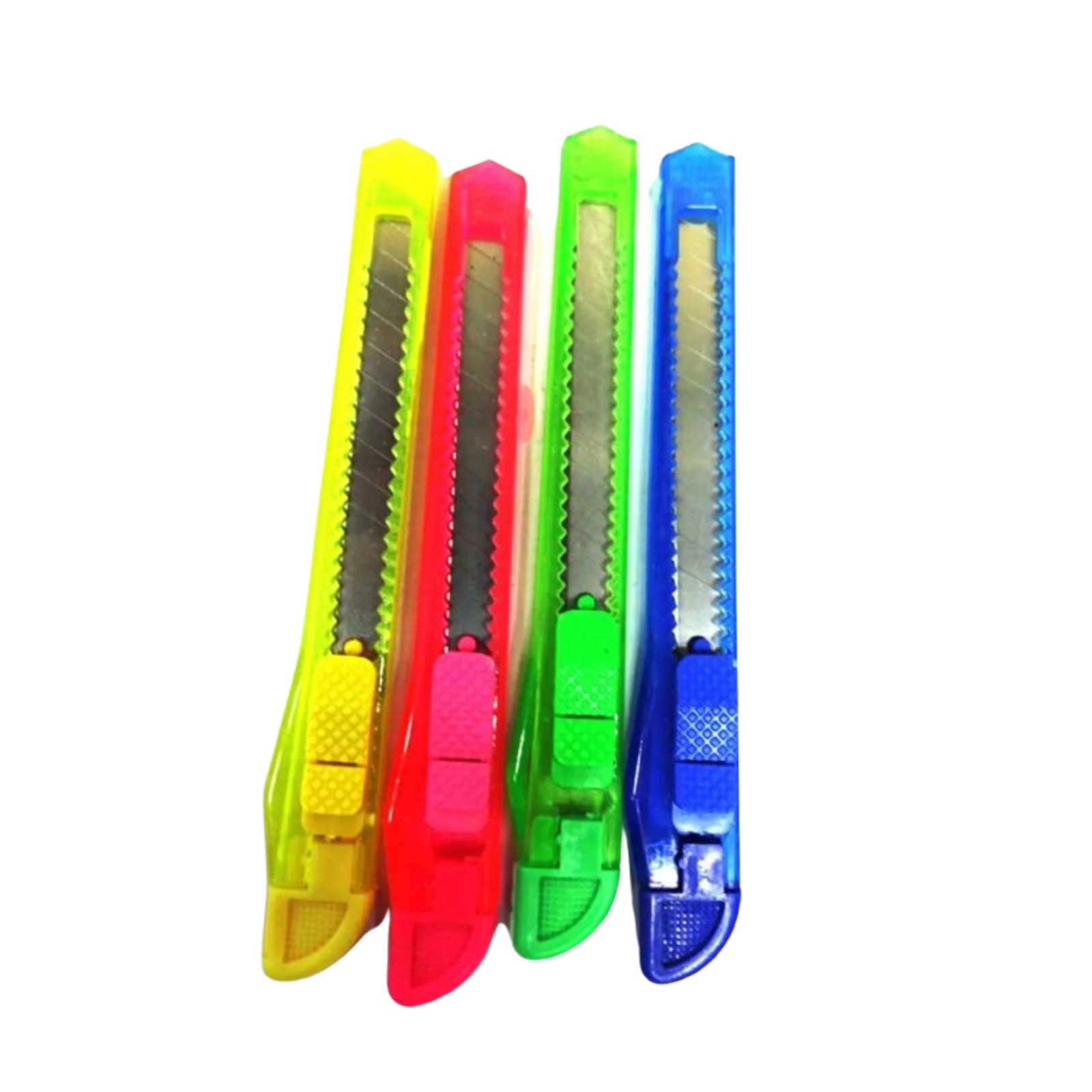 Multicolor Plastic Paper Cutter Knife (Small)