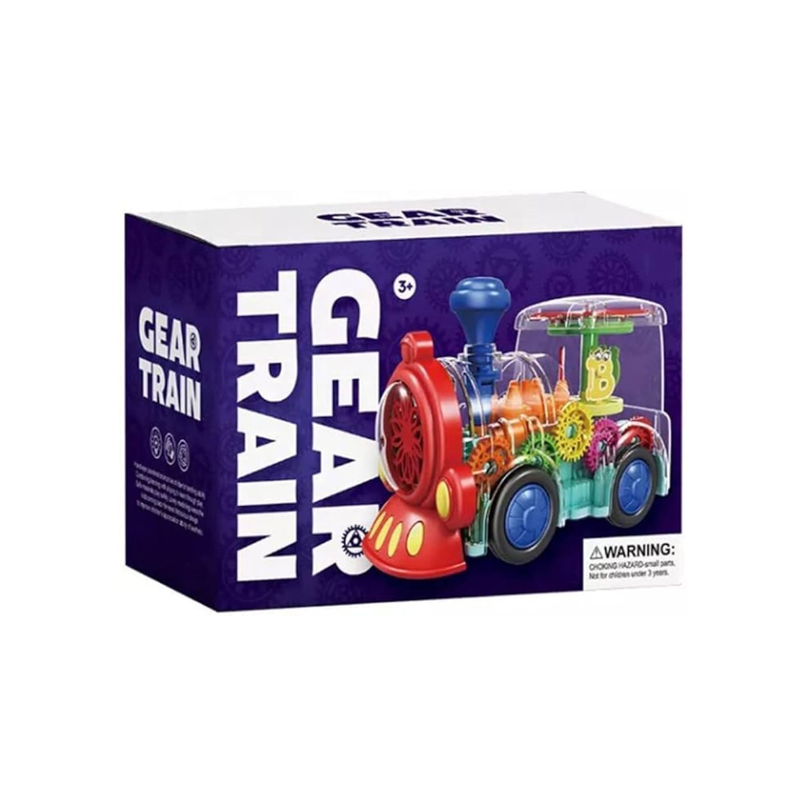Transparent Gear Concept Train with Light & Music