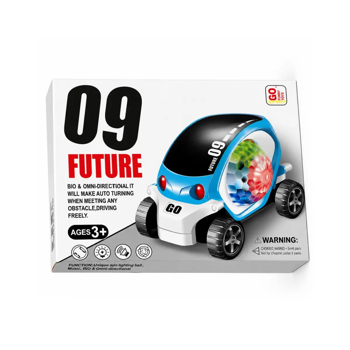 09 Future Omni-Directional Concept Lighting Car with Music