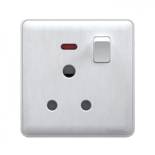 WG15ASW (White) 15A Round Socket with Switch