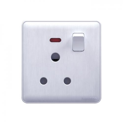 15A Round Socket with Switch
