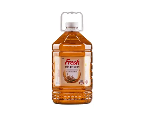 Fresh Rice Bran Oil 5Ltr.