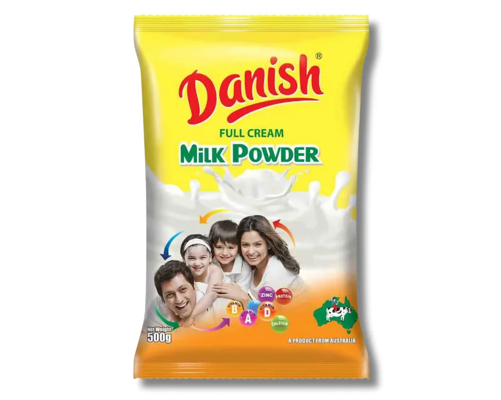 Danish Instant Full Cream Milk Powder 500gm (Poly)