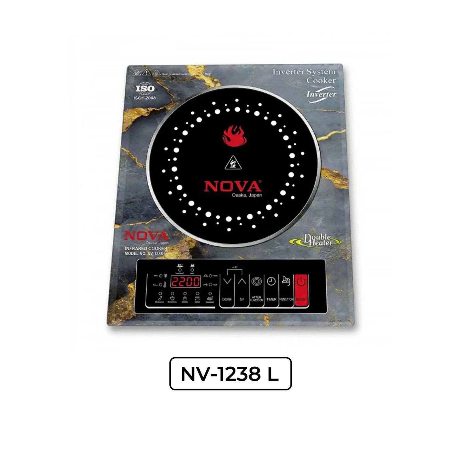 NOVA NV-1238-L 2200W Infrared Cooker
