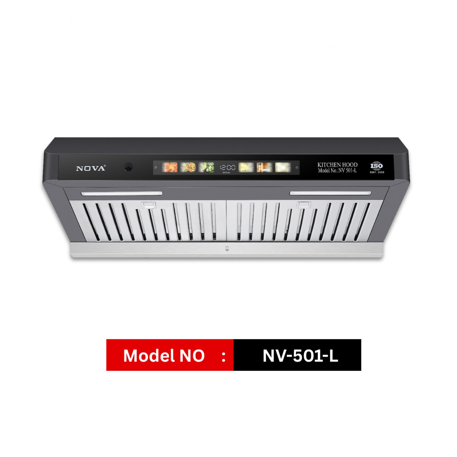 NOVA Kitchen Hood NV-501-L | Double Motor | Slim Design | Voice Control