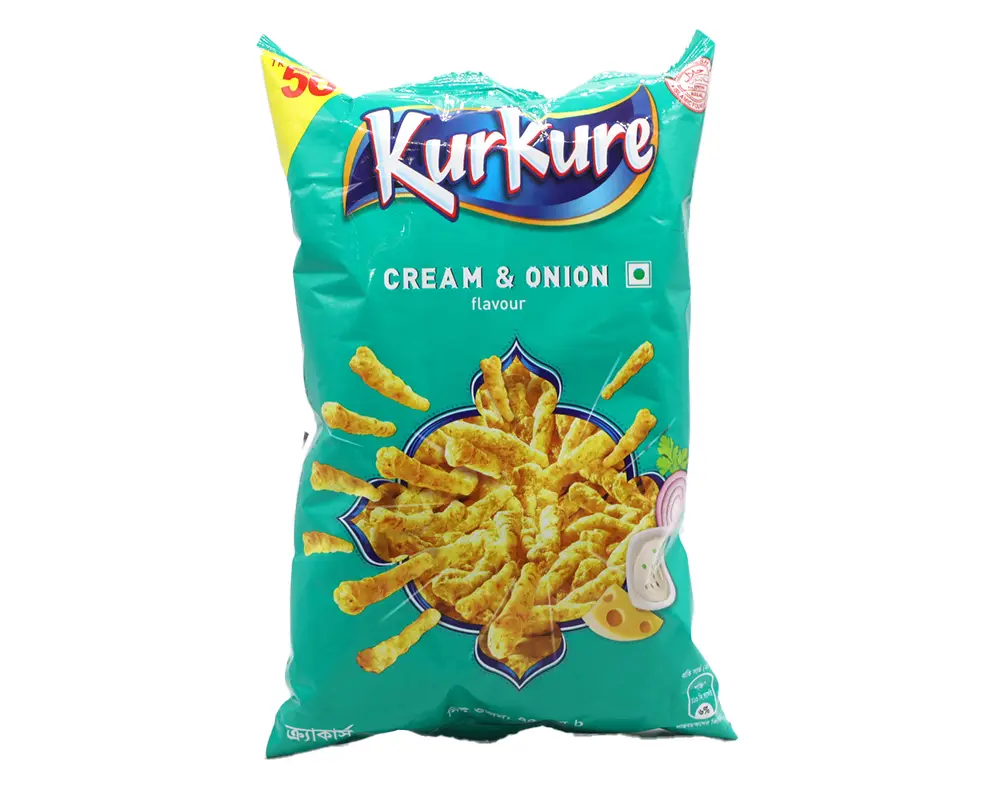 Kurkure American Style Cream & Onion Chips 60gm