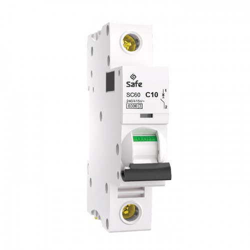 SAFE SP Miniature Circuit Breaker (10A, 6KA)