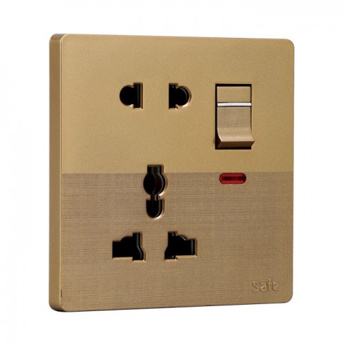 5 Pin Socket with Switch