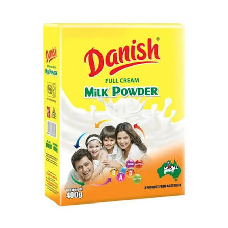Danish Instant Full Cream Milk Powder 400gm (BIB)