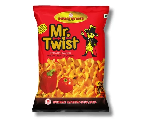 Bombay Sweets Mr. Twist Tasty & Crispy Potato Chips