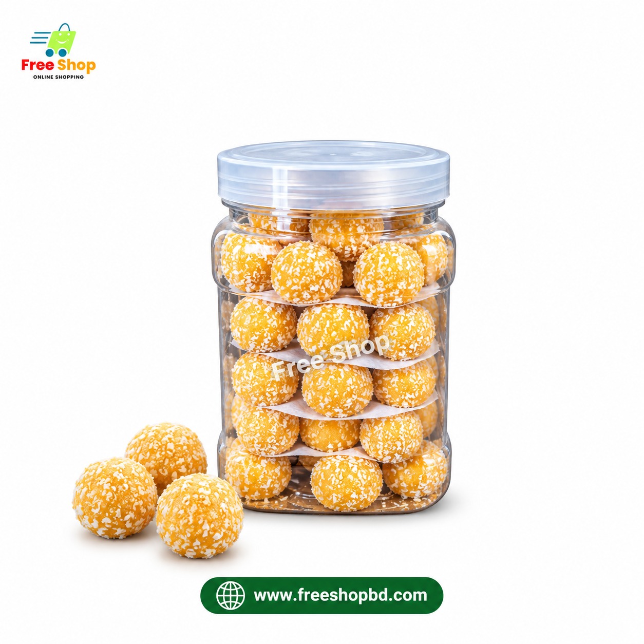 স্পেশাল নারিকেল তিলের নাড়ু 40p