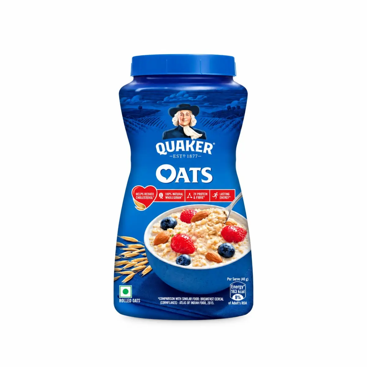 Quaker Rolled Oats Jar (1 kg)