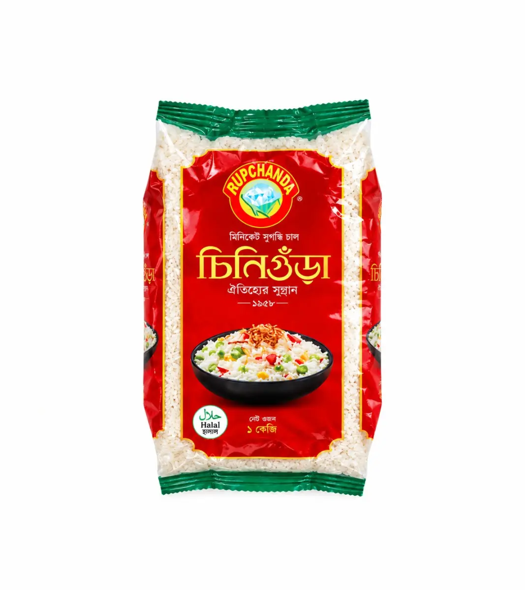 Rupchanda Chinigura Rice 1kg