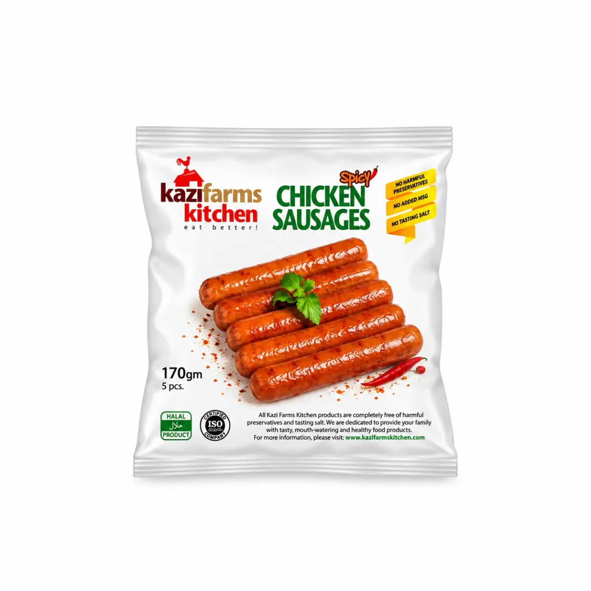 Spicy Chicken Sausage (170 gm)