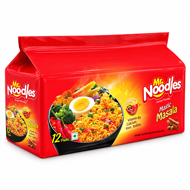 Mr. Noodles Magic Masala Flavor Family 12Pack