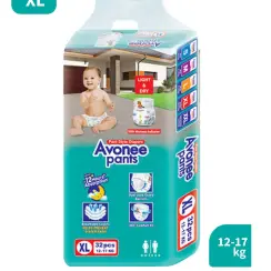 Avonee Pants Diaper (Size XL - 32 Pcs) – 12 Hours Light & Dry Comfort for Your Active Toddler!