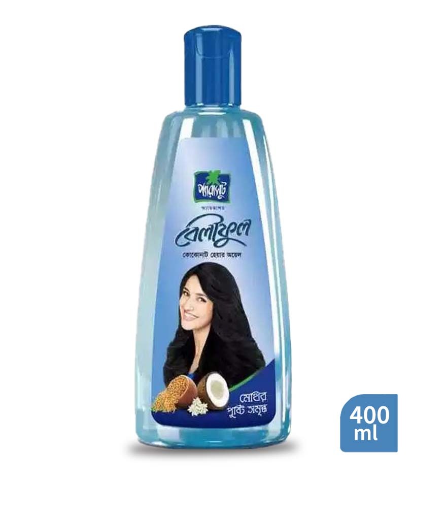 Parachute Advansed Beliphool Coconut Hair Oil (400 ml) – Light, Fragrant Oil for Thick & Shiny Hair!