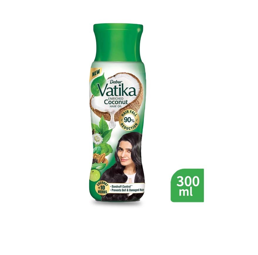 Dabur Vatika Enriched Coconut Hair Oil (300ml)