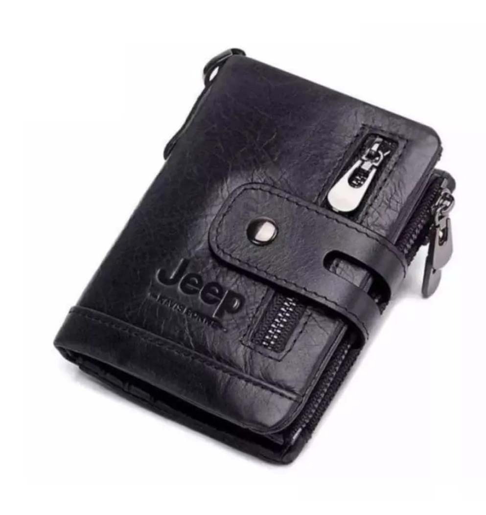 Jeep Buluo Men’s Premium PU Leather Short Wallet