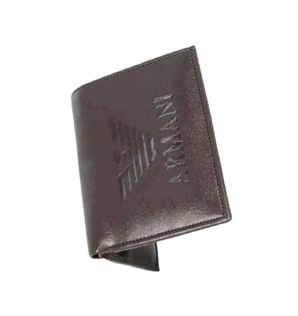 Emporio Armani Premium Leather Bifold Wallet for Men