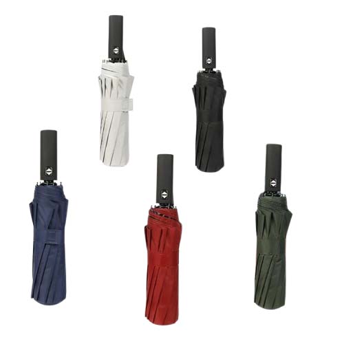 Windproof Automatic Open & Close Compact Folding Umbrella