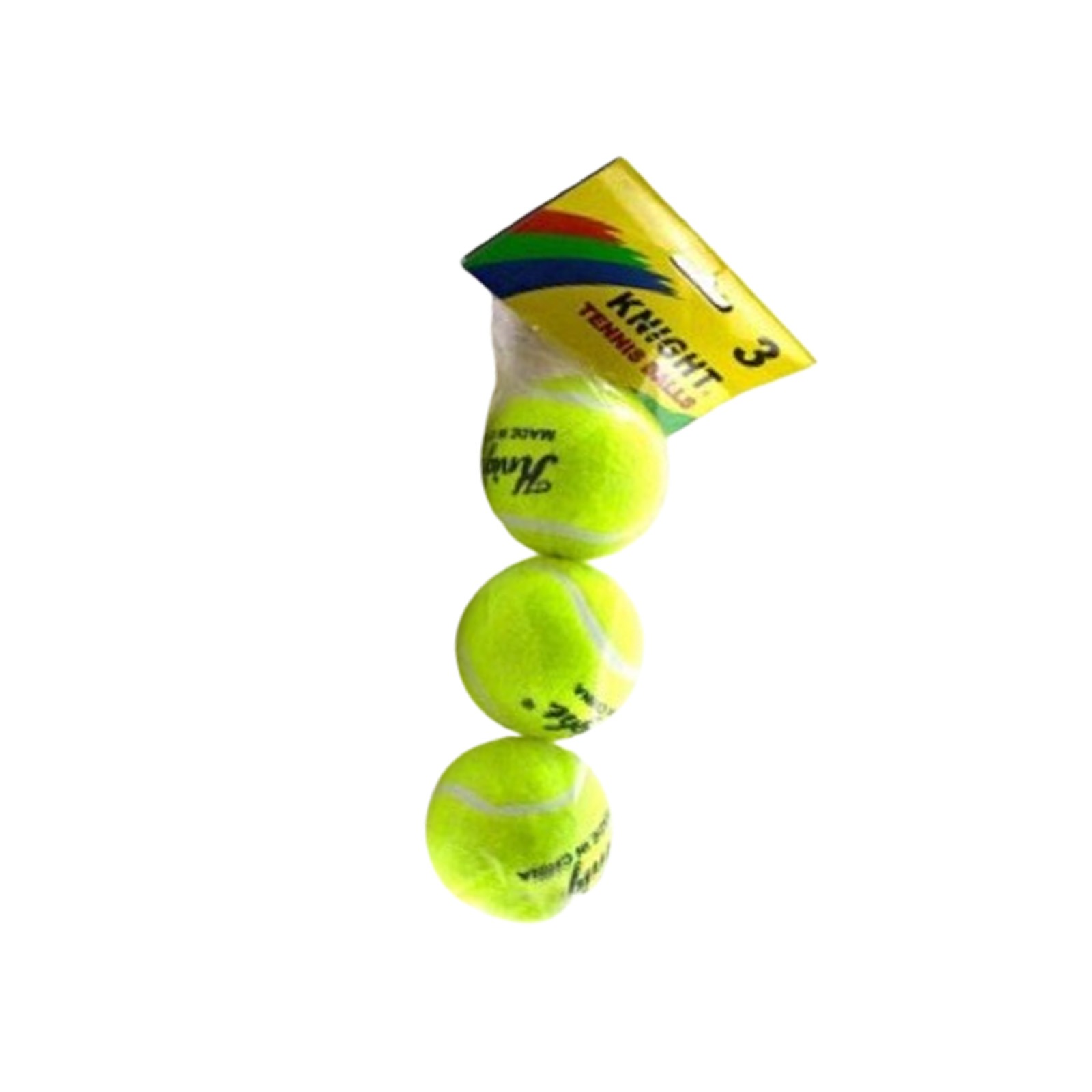 KNIGHT 3-Piece Tennis Balls Pack / Sports Practice Balls