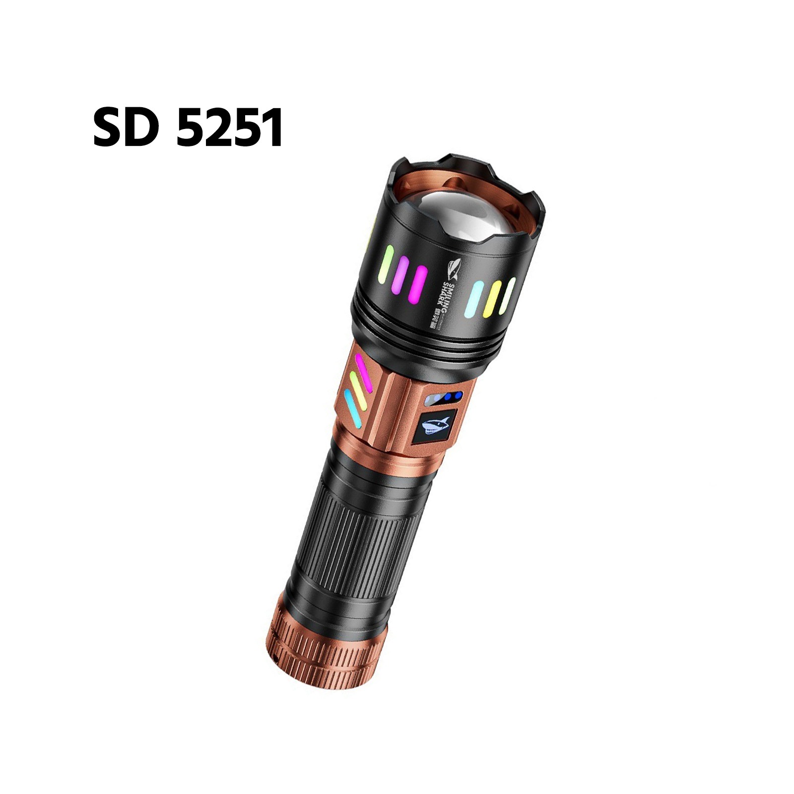 SD-5251 High Power LED Flashlight / Rechargeable Torch