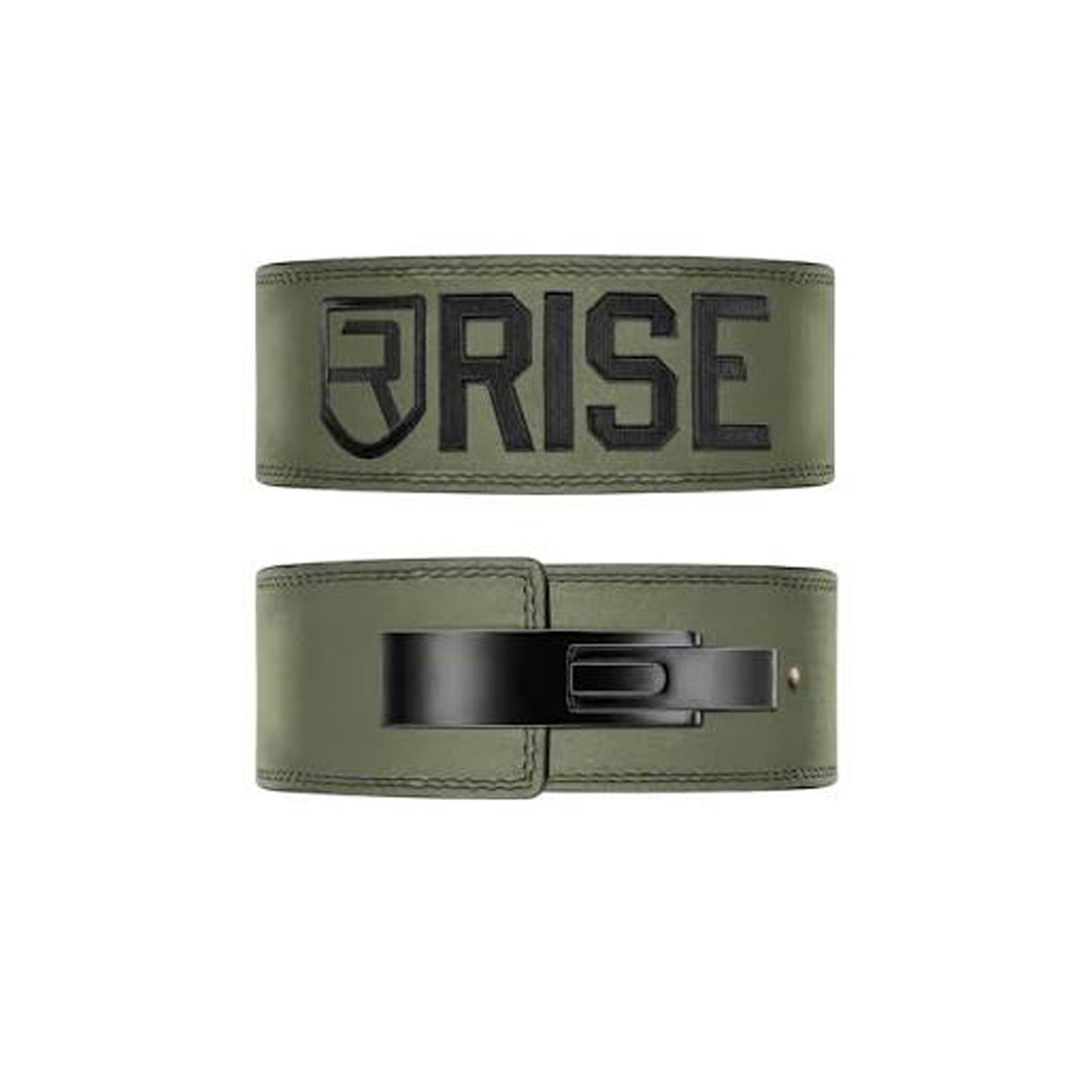 RISE Olive Green Weightlifting Lever Belt / Fitness Powerlifting Belt