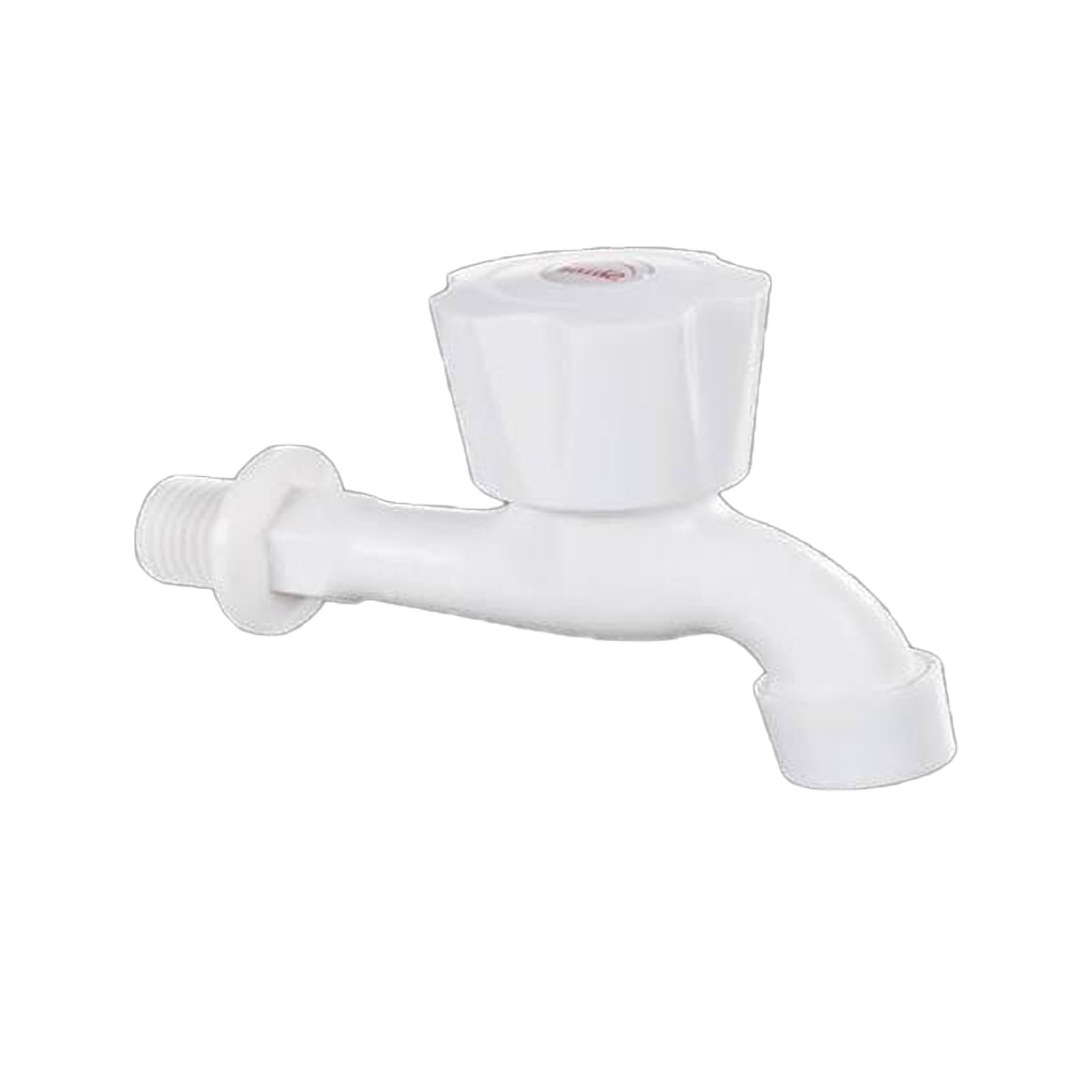 White Plastic Water Tap/Bib Cock