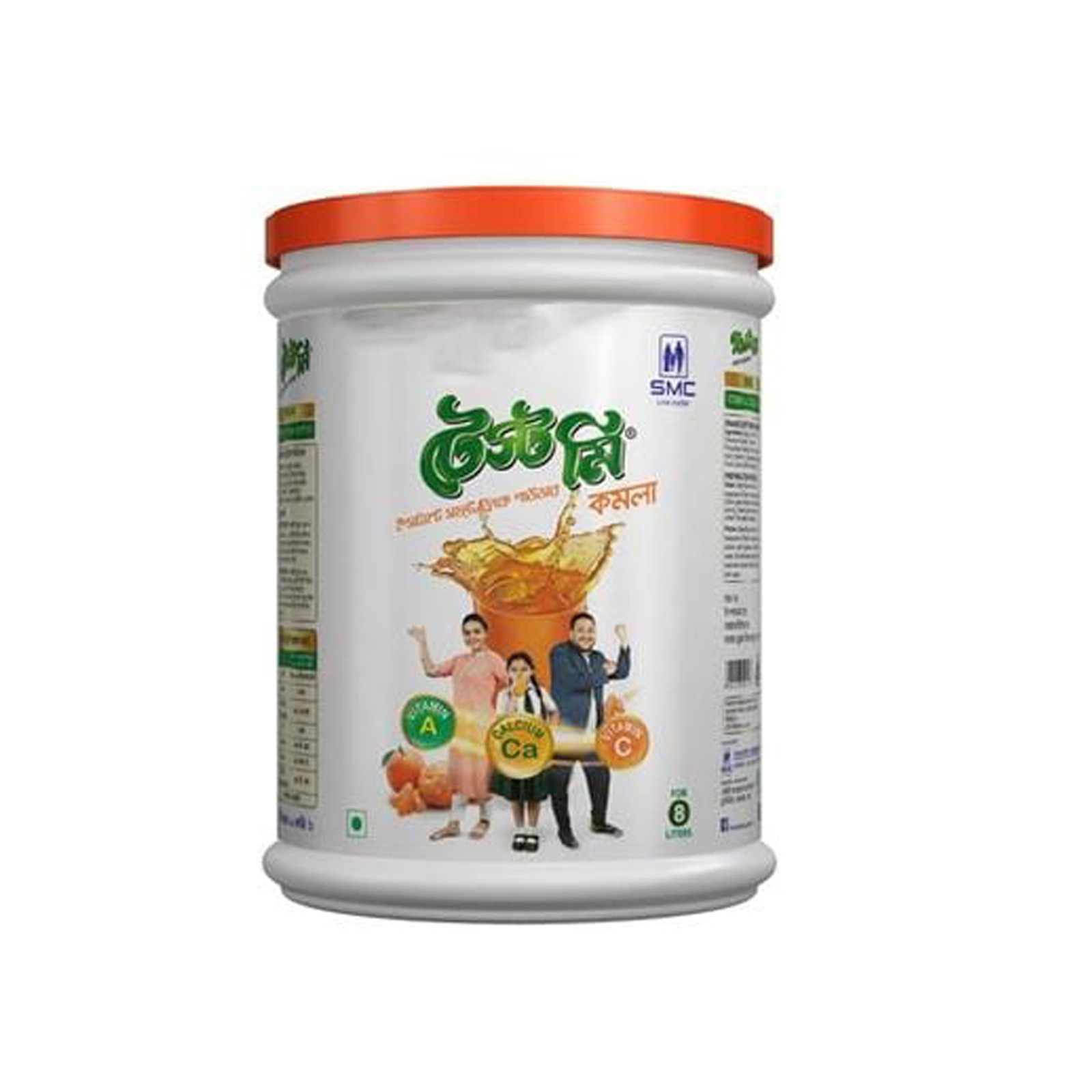 SMC Taste Me Instant Soft Drink Powder Orange Container Jar-1kg