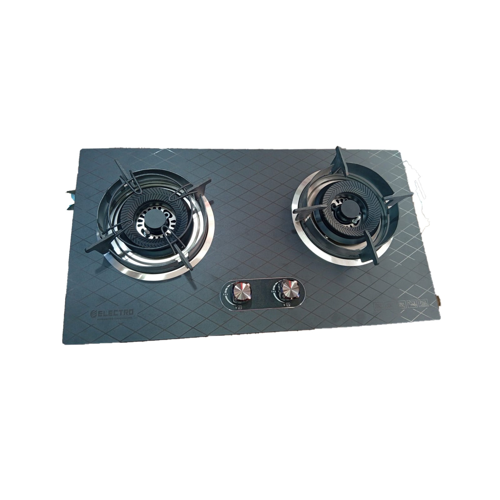 SARBO Double Burner Tempered Glass Top Gas Stove